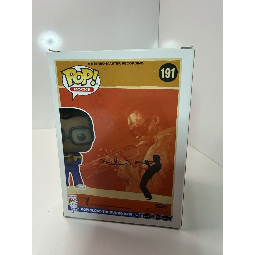 Funko POP! Rocks Miles Davis #191 Vinyl Figure Jazz Legend - Picture 3 of 4